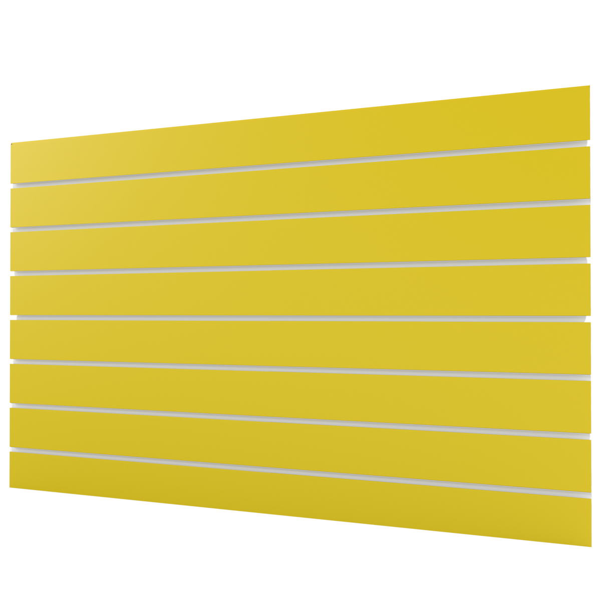 kollane Slatwall paneel (1200mm x 800mm)