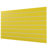 kollane Slatwall paneel (1200mm x 800mm)