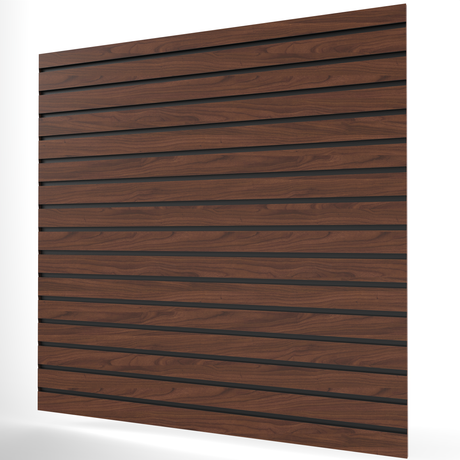 Panneau mural à lattes en noyer (1200mm x 1200mm) 4ft x 4ft