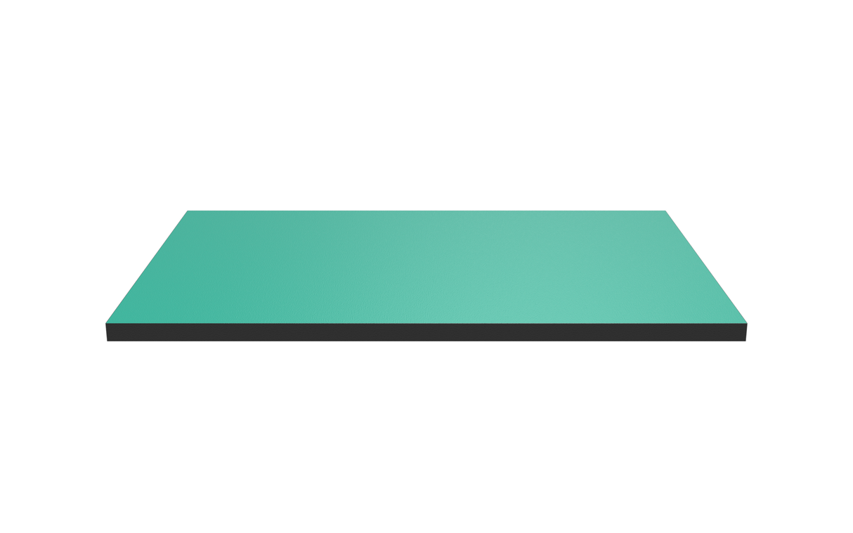 Wooden Shelf 600x400 Teal