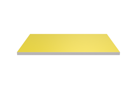 Wooden Shelf 600x400 Yellow
