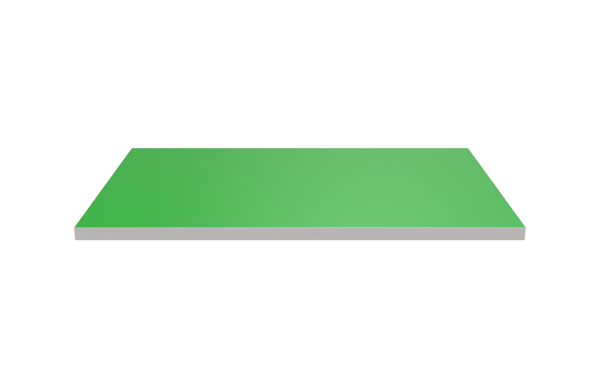 Wooden Shelf 600x400 Green