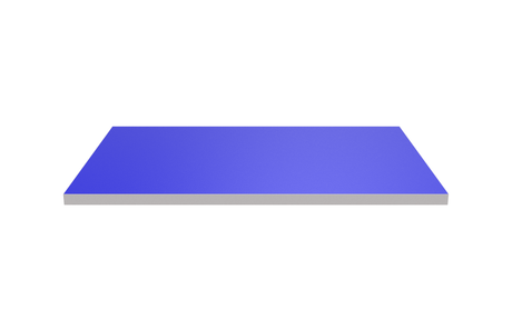 Wooden Shelf 600x400 Blue