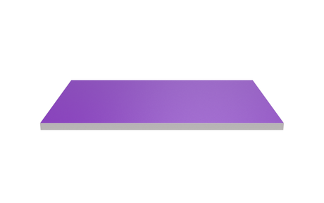 Wooden Shelf 600x400 Purple