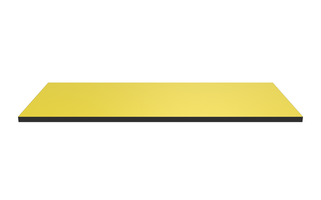 Wooden Shelf 900x400 Yellow