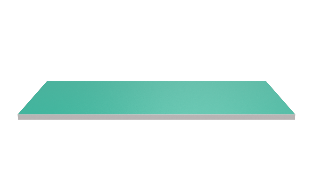 Wooden Shelf 900x400 Teal