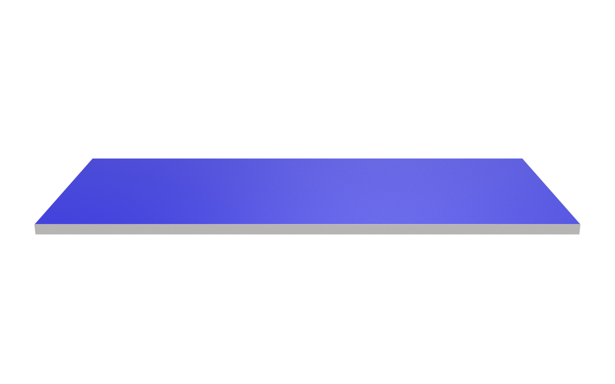 Wooden Shelf 900x400 Blue