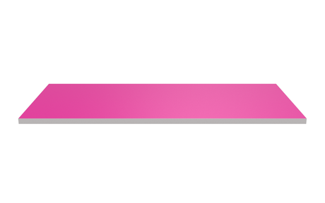 Dřevěná police 900x400 magenta