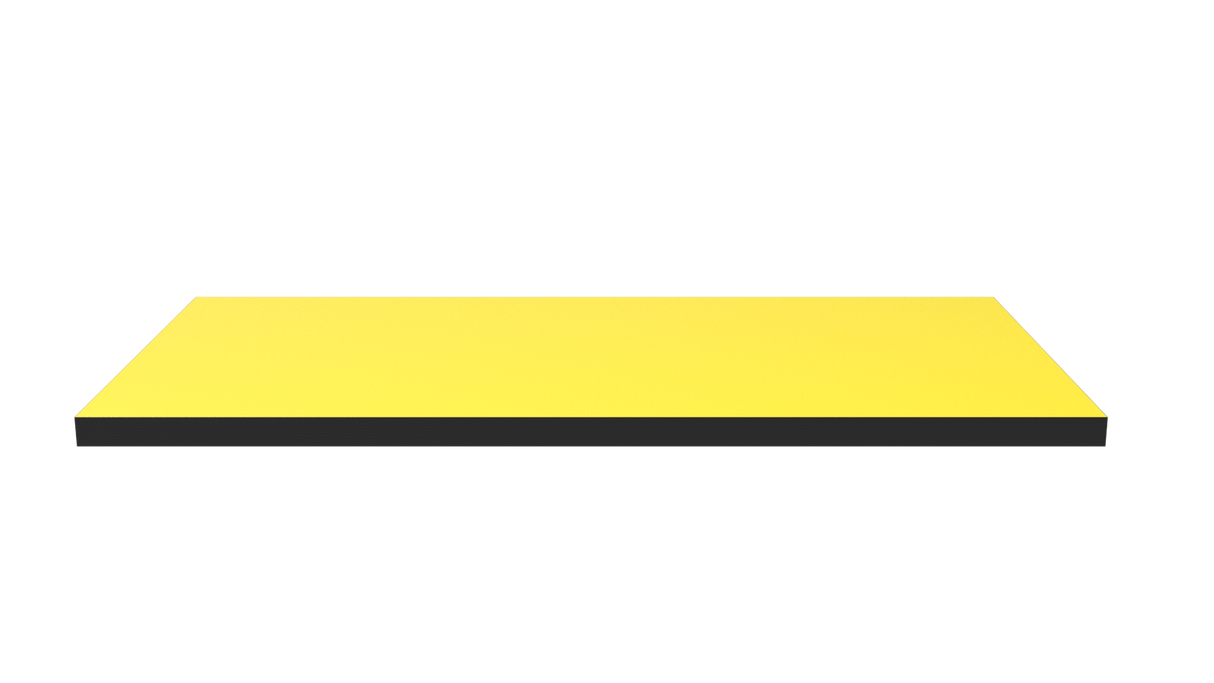 Wooden Shelf 600x300 Yellow
