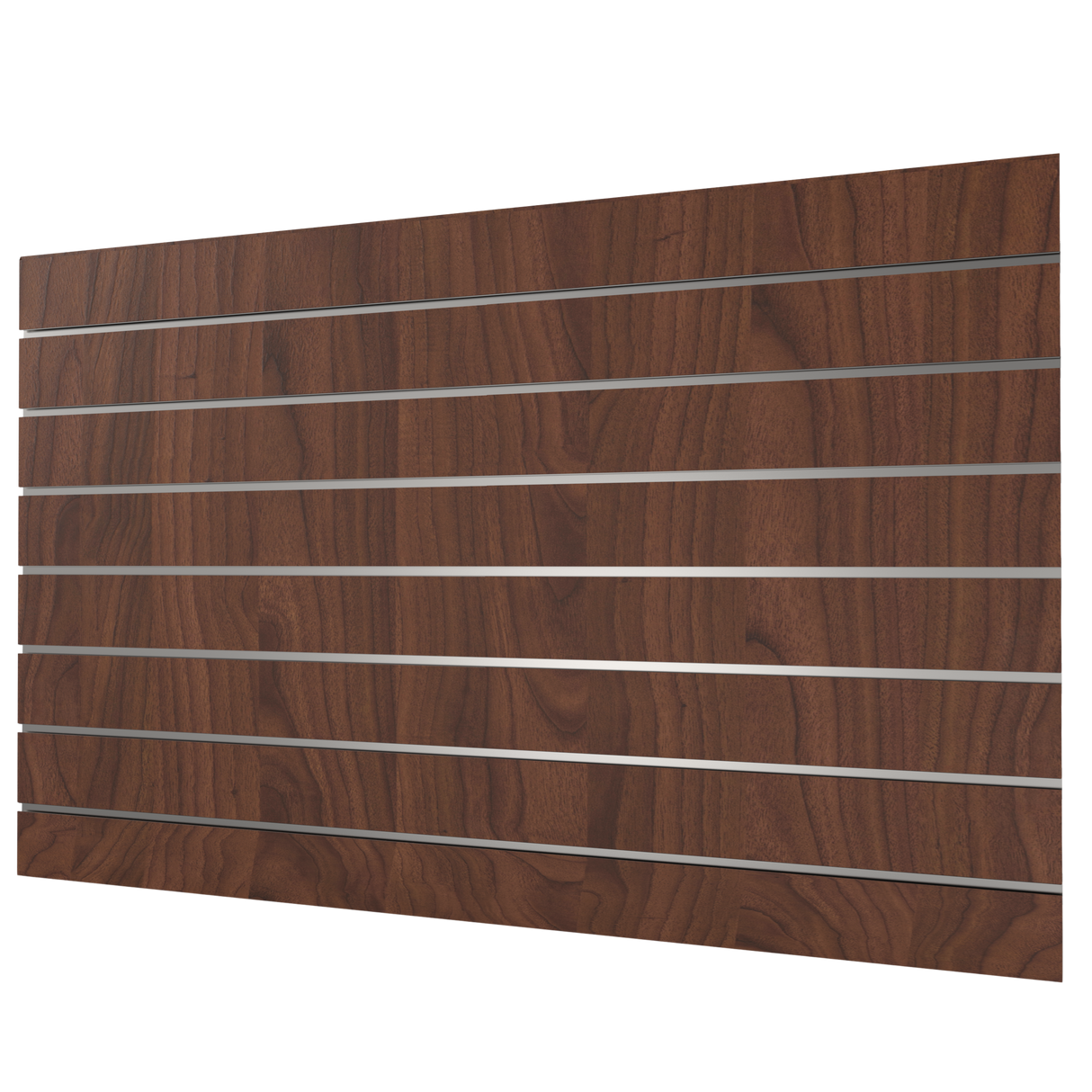 Pannello Slatwall in Noce (1200mm x 800mm)