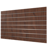 Pannello Slatwall in Noce (1200mm x 800mm)