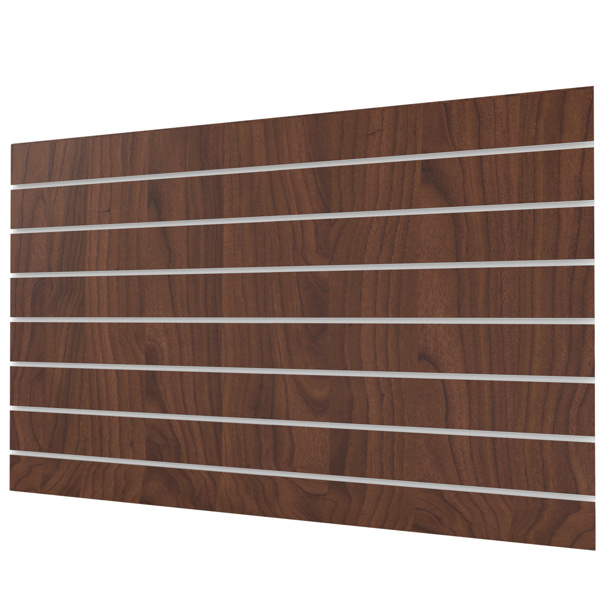Pannello Slatwall in Noce (1200mm x 800mm)