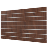 Pannello Slatwall in Noce (1200mm x 800mm)