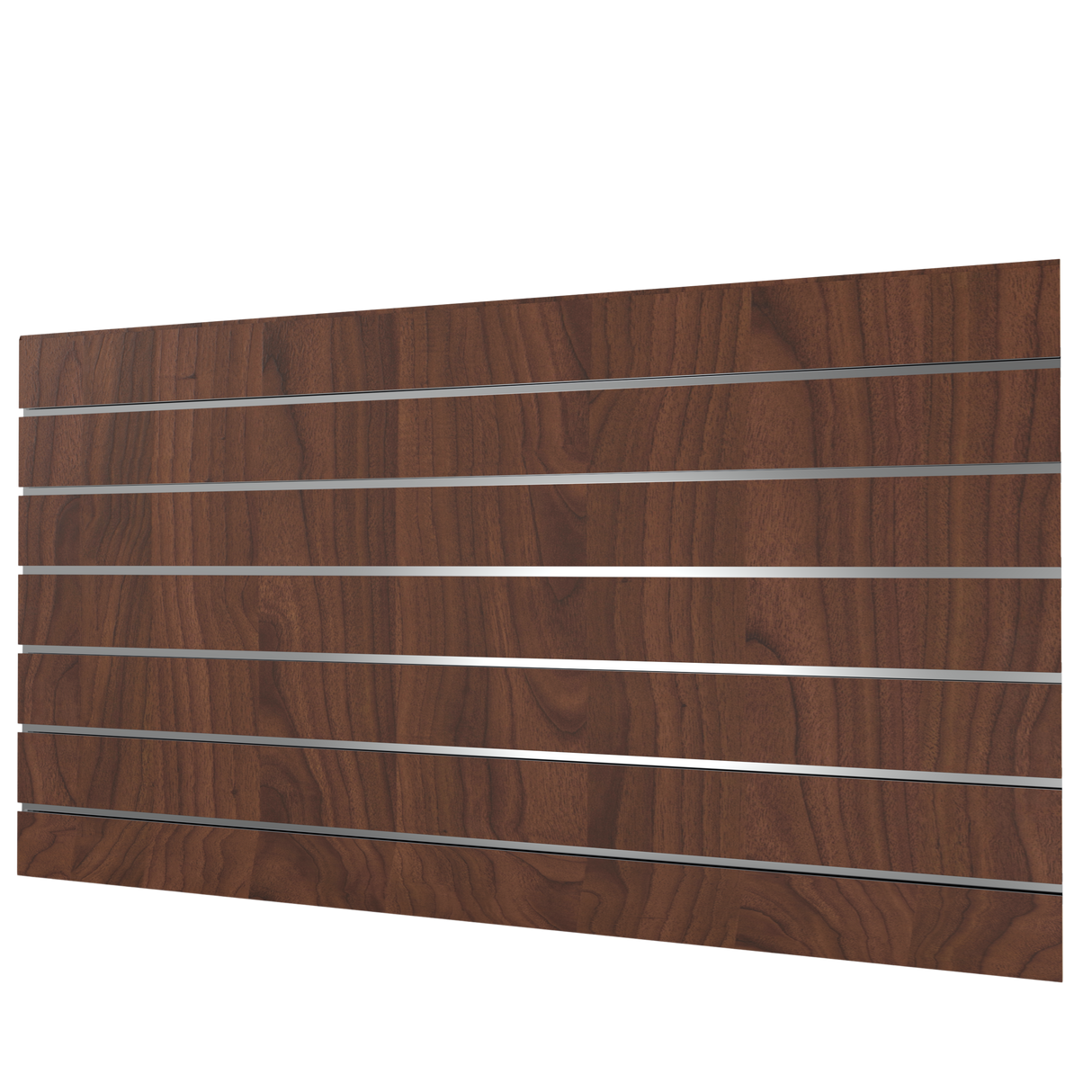 Pannello Slatwall in Noce (1200mm x 1200mm) 4ft x 4ft