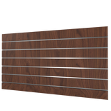 Pannello Slatwall in Noce (1200mm x 1200mm) 4ft x 4ft