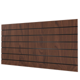 Pannello Slatwall in Noce (1200mm x 1200mm) 4ft x 4ft