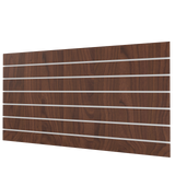 Pannello Slatwall in Noce (1200mm x 1200mm) 4ft x 4ft