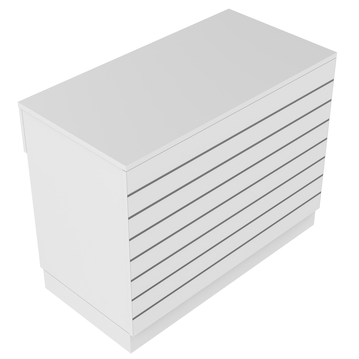 Comptoir de vente I, Blanc/Blanc (120x60)